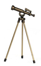 Dollhouse Miniature - AntiqueTelescope on Tripods Stand - 1:12 Scale - $9.99