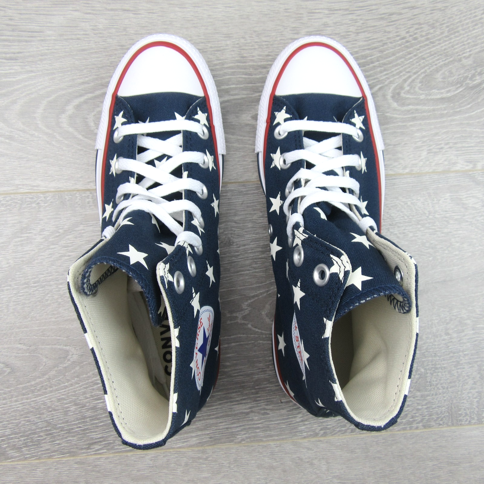 Converse Chuck Taylor All Star HI Archive Stars Womens Size 7.5 Navy NEW A15503F Item image 10