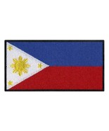 PHILIPPINES FLAG IRON ON PATCH 3&quot; Embroidered Filipino Pride Three Stars... - £3.98 GBP