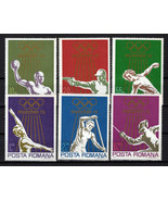 Romania 2341-2346 MNH Olympics Sports Games Water Polo Fencing ZAYIX 062... - $3.35