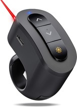 Presentation Clicker Usb Rechargeable Powerpoint Clicker, Finger, Laptop... - $32.99