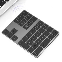 Bluetooth Number Pad: Wireless Bt Numeric Keypad, Multi-Devices Rechargeable Usb - £39.95 GBP