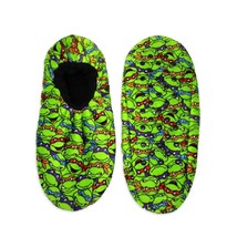Teenage Mutant Ninja Turtles Cozy Fuzzy Babba Slipper Socks Shoe Size 10-12 L/XL - £10.20 GBP