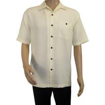 Men's Short Sleeves Summer Shirt by Indygo Smith Soft Rayon Blend 828-62 Cream image 4