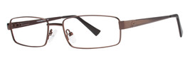 Fundamentals F209 Eyeglasses Eye Glasses Brown Authentic New 53mm Men - $121.41