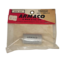 ARMACO 500 MFD 50WV ELECTROLYTIC CAPACITOR / 500MFD 50V AXIAL CAPACITOR - $7.97