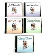 Lot of 5 NatWest Live! In Tune With You CDs: Rock&#39;N Pop, Country, Jazz, ... - £9.43 GBP