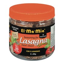 2 jars of El Ma Mia Lasagna Express Meat Sauce Seasoning 120g Each-Free Shipping - £22.86 GBP