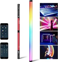 Gvm Bd45R Led Video Light, 45W Handheld Wand Light, 48&quot; Full Color Led Tube Ligh - £434.26 GBP