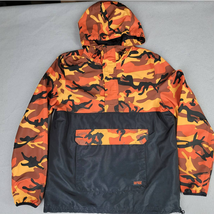 Rothco Vitriol Jacket Men&#39;s Small Anorak Windbreaker Orange Camouflage P... - £14.22 GBP