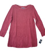 Karen Scott Womens Sweater Size M Purple Merlot Classic Long Sleeve Roun... - £16.98 GBP