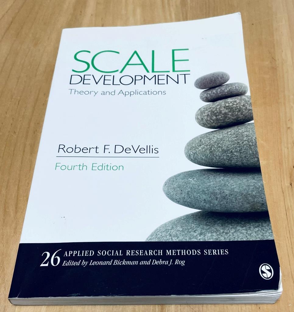 Scale Development: Theory and Applications Fourth Edition by Robert F. D... - $61.75