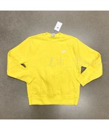 NWT Nike BV2662-731 Men Sportswear Club Fleece Crew Top Sweatshirt Yello... - £31.56 GBP