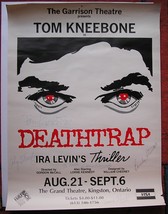DEATHTRAP TOM KNEEBONE 1981 POSTER LORNE KENNEDY AUTOGRAPHED KINGSTON IR... - $99.50