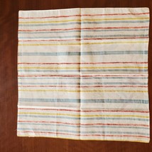 C&F Kylie Napkins, set of 4 reversible cloth napkins, colorful floral stripes image 3