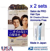 2 x Dariya  Salon de PRO #5K Hair Color Chestnut Brown Ammonia FREE USA ... - £25.40 GBP