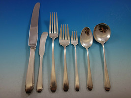 Cascade by Towle Sterling Silver Flatware Set for 12 Service 91 pcs Dinner Size - £3,996.17 GBP