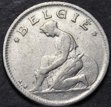 Belgium 50 Centimes, 1923~Female Wounded But Recovering~Free Shipping - £2.57 GBP