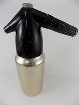 Small Vintage KIDDE SODA KING SELTZER BOTTLE Glass in Aluminum UNTESTED ... - $131.73 MXN