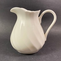 Vintage Wedgwood Candlelight Creamer  in white and swirl pattern - $29.95