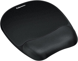 Fellowes Memory Foam Mouse Pad/Wrist Rest- Black (9176501) - $15.13