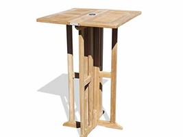 Windsor&#39;s Premium Grade A Teak Bimini 27&quot; Square Dropleaf Counter Table  - £744.89 GBP