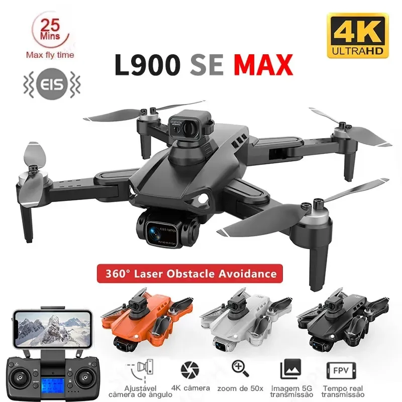 L900 PRO SE MAX Drone 4K Professional HD Dual Camera 360°Obstacle Avoidan - £116.46 GBP+