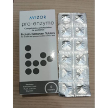 6 Boxes Avizor PRO-ENZYME Protein Remover Tablets 12&#39;s Contact Lenses Soft - £107.94 GBP