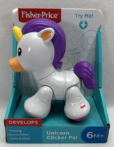Fisher Price Clicker Pal Unicorn Helps Early Development 6m+ - £8.65 GBP