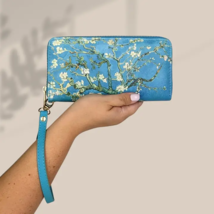 Van Gogh Almond Blossoms Wristlet Wallet - $44.43