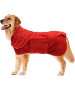 Absorbent Quick Dry Dog Bathrobe Pet Towel Full Body Wrap for Small &amp; La... - $9.99