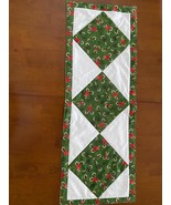 Handmade by PZQUILTS  XMAS Holiday Table Runner Candy Canes & Bows - €29,59 EUR