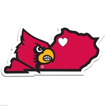 NCAA Louisville Cardinals Home State Decal Auto Car Window Vinyl Sticker - £3.91 GBP