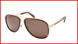 ZILLI Sunglasses Titanium Acetate Leather Polarized France Handmade ZI 65017 C02 - £678.53 GBP