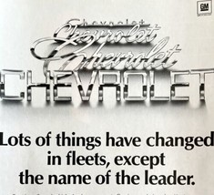 Chevrolet Chevy GM Motors Dealer 1979 Advertisement Automobilia DWKK4 - $19.99