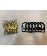 12 Quantity of D-Rings J/A 5M H2 *6 Gold &amp; 6 Black* (12 Quantity) - $642.37 MXN