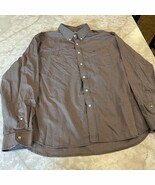 Dockers White Check Checkered Long Sleeve Button Up Adult Men&#39;s Size 2XL... - $347.93 MXN