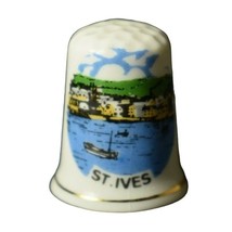 FontyGary St. Ives Cornwall Collectible Bone China Souvenir Thimble Home... - $6.62