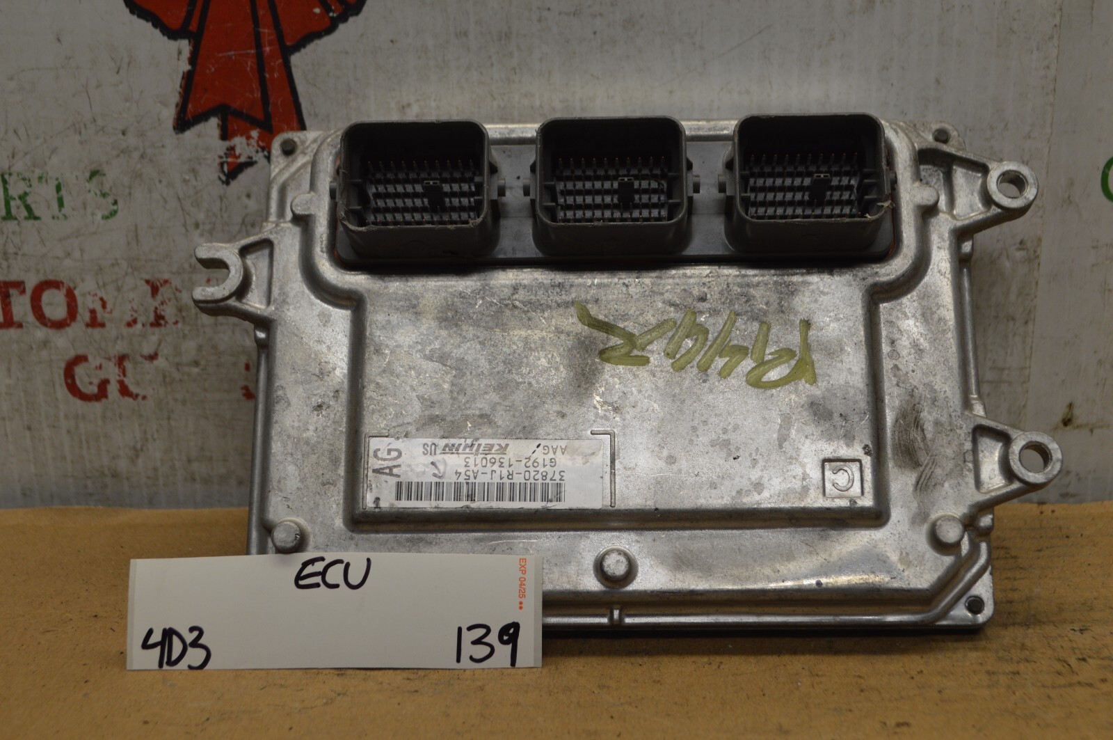 2014-2016 Honda Civic 1.8L Engine Computer Unit ECU 37820R1JA54 Module 1... - $25.99