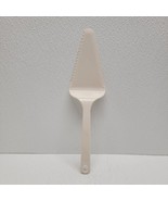 Vintage Pyrex Accessories White Pie Spatula/Cake Server #3370 Serrated Edge - $12.77