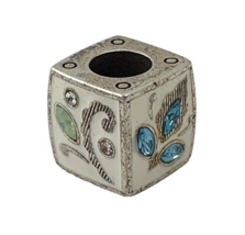 Brighton Tapestry Taj Cube Bead, Aqua, JC0744, New - £14.97 GBP