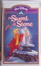 Disney&#39;s Masterpiece The Sword In The Stone Video Vhs 1998 Excellent Tested - £18.77 GBP