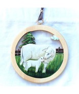 Wooden Picture Sheep and Lamb - $256.66 CAD