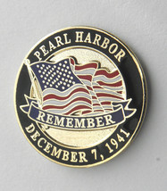 Pearl Harbor December 7 1941 Usa Hawaii Memorial Lapel Pin Badge 1 Inch - $5.74