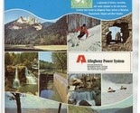 Allegheny Power System Booklet Allegheny Attractions 1970&#39;s - $17.82