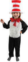 Big Boys&#39; Deluxe Child Cat in the Hat Costume - S - £117.40 GBP