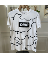 South Pole Drip Tshirt Black on White Scribble M - $21.60