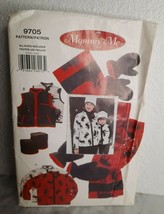 Easy Vogue Mommy &amp; Me Pattern 9705 Misses&#39; Children&#39;s Fleece Vest Mitten... - $3.91