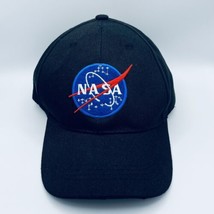Spirit Brand NASA Hat Black Baseball Cap Cotton StrapBack Hat Adjustable... - £5.50 GBP