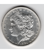 1881 S Mint USA Morgan 90% Silver One Dollar Coin San Francisco Mint BU - $118.75